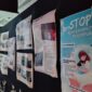 Sejumlah poster yang dipasang WCC Jombang untuk kampanyekan anti kekerasan terhadap perempuan di Kota Santri. FOTO NANANG. 