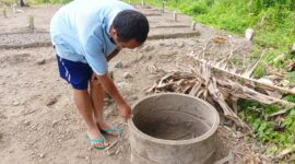 Sumur kuno yang diduga peninggalan kerajaan Majapahit. FOTO DOK PRIBADI