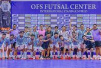 Tim casper usai melakukan latihan rutin di salah satu arena futsal di Kabupaten Jombang. FOTO MITRAMEDIA