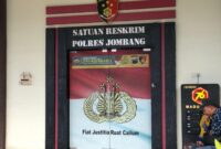 Ruangan Satuan Reserse Kriminal Polres Jombang. FOTO ANANG