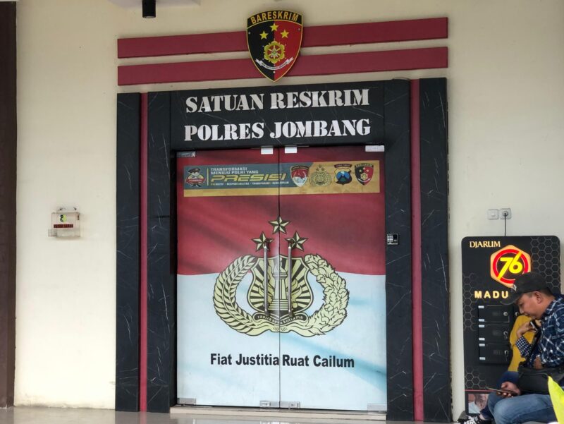Ruangan Satuan Reserse Kriminal Polres Jombang. FOTO ANANG