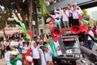 Aksi demonstrasi Aliansi Madura Indonesia. FOTO MITRAMEDIA