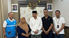 Nur Hayati usai dimediasi oleh DPRD Jombang dengan pihak PLN. FOTO ISTIMEWA