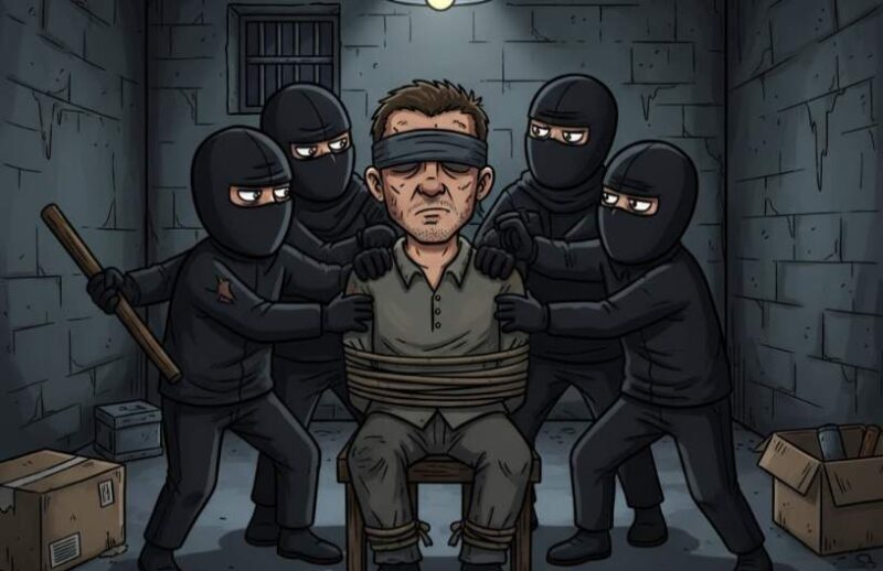 Ilustrasi warga Jombang diculik, disekap dan di hajar empat orang di Kediri. (Ai) 