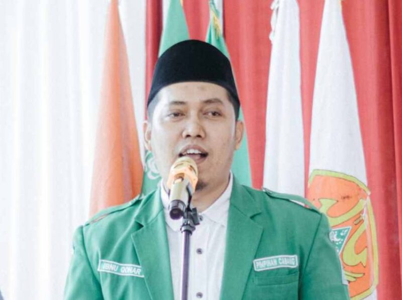 Sekretaris Pengurus Cabang (PC) Gerakan Pemuda (GP) Ansor Kabupaten Mojokerto, Ibnu Qohar. MITRAMEDIA