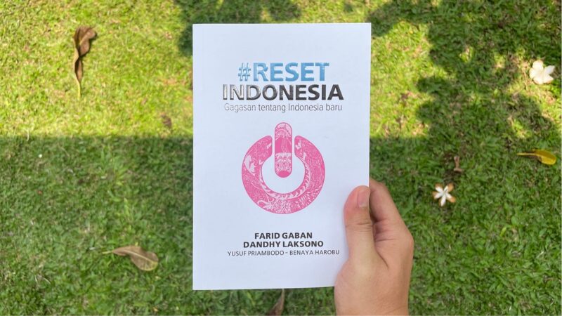 Buku berjudul Reset Indonesia. ISTIMEWA