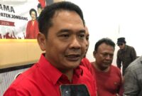 Ketua DPC PDI Perjuangan Kabupaten Jombang, Sumrambah. (Anang/MITRAMEDIA)