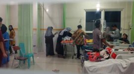 Kondisi santri saat menjalani perawatan di RS PKU Mojoagung. (Ist/MITRAMEDIA) 