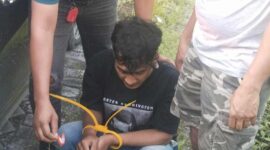 Residivis kasus narkoba saat digulung polisi. (Ist/MITRAMEDIA) 