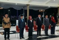 Lima pejabat yang dilantik. (Istimewa) 