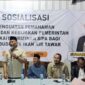 Anggota DPRD Jawa Timur, Sumardi saat memberikan sambutan. (Anang/MITRAMEDIA.CO) 