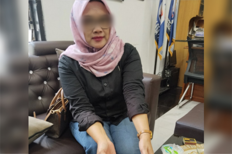 Terduga pelaku berinisial AI. 