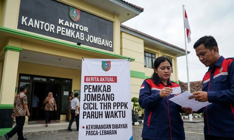 Ilustrasi pembayaran THR dicicil karena salah hitung. (Anang/MITRAMEDIA.CO) 