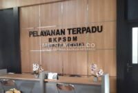 Ruangan lobi BKPSDM Kabupaten Jombang. (Istimewa) 