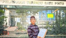 Ketua DPD FKI-1, Wiwit Hariyono, usai melayanglan laporan. (ISTIMEWA) 