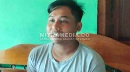 Mantan murid Yogie Susilo, bernama Jihan Suprendi saat memberikan keterangan kepada wartawan. (MITRAMEDIA) 