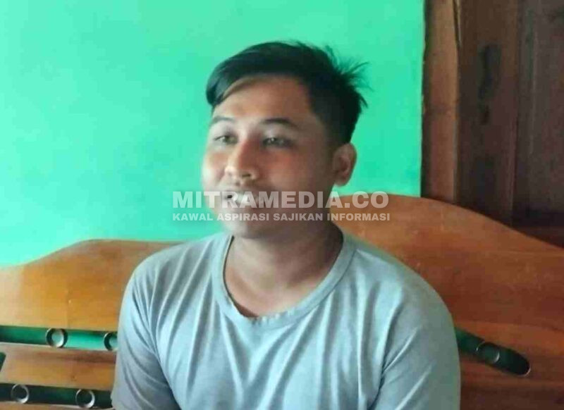Mantan murid Yogie Susilo, bernama Jihan Suprendi saat memberikan keterangan kepada wartawan. (MITRAMEDIA) 
