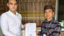 Dewan Pimpinan Daerah Organisasi Kemasyarakatan Forum Komunikasi Industri-1 (DPD Ormas FKI-1) saat melayangkan laporan. ISTIMEWA