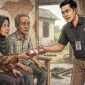 Ilustrasi oknum wartawan di Jombang mengaku pengacara dan tipu buruh tani asal Bareng. (AI/MITRAMEDIA) 